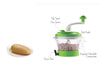 N07 4 in 1 Atta Dough Maker with Vegetable Cutter & Chopper, Beater-Multi
