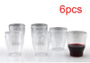 621 Stylish look Rockeyshop Glass, Transparent Glasses Set 300ml
