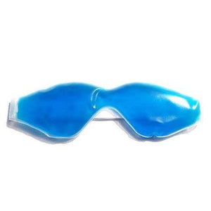 Plastic Cooling Gel Eye Mask with Stick-on Straps (Multicolour)