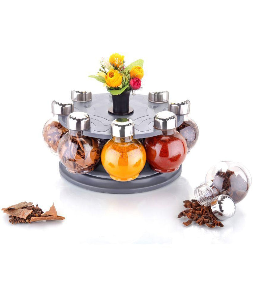 745 Multipurpose Revolving Plastic Spice Rack Set (8 pcs)