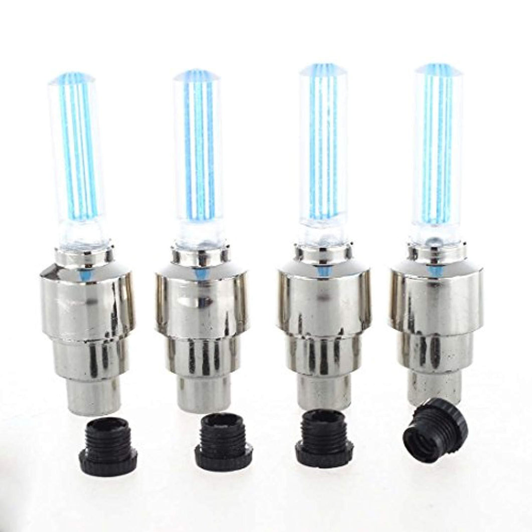 543 LED Flash Light lamp tyre Wheel Valve Sealing caps