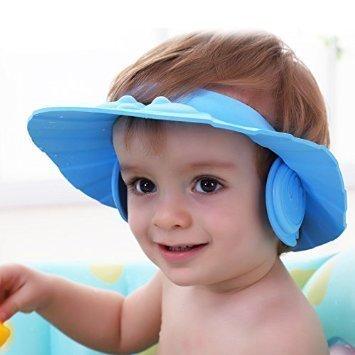 378 Adjustable Safe Soft Baby Shower cap