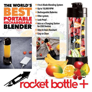 167 Rechargeable Blender for Smoothie Protein Shaker (ROCKET BOTTLE+)