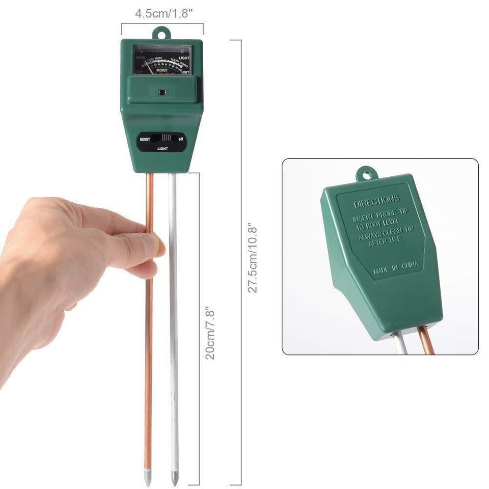 605 -3 Way Soil Meter (pH Testing Meter)