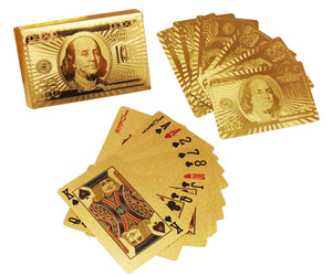 523 Gold Plated Poker Playing Cards (Golden)