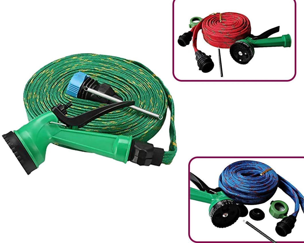 squirt Gun 10 Meter Water Spray Gun For Home Bike Car Cleaning Gardening Plant Tree Watering Wash - Multifunction Garden Hose 10 L Hose-end Sprayer (Pack of 1)