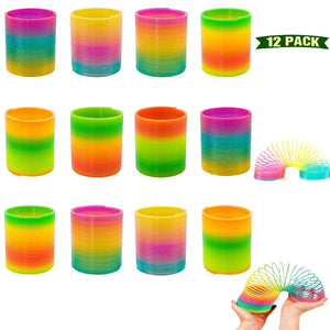 871 Rainbow Magic Slinky Spring Toy (Pack of 12)