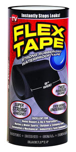 453 Tapes, Adhesives & Sealers - Rubberized Waterproof Flex Tape (Size - 7.2") (Black)