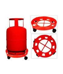 Ankur Gas Cylinder Trolley With Wheels | Gas Trolly | Lpg Cylinder Stand